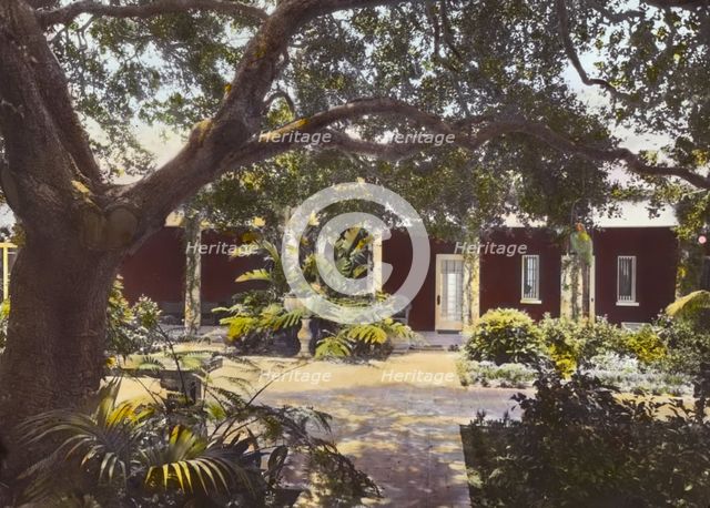 "Solana," Frederick Forrest Peabody house, Eucalyptus Hill Road, Montecito, California, 1917. Creator: Frances Benjamin Johnston.