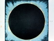 Solar corona and prominences 1860 (1870). Creator: Anon