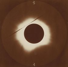Solar Eclipse from Caroline Island, May 6, 1883. Creators: H. A. Lawrence, C. Ray Woods