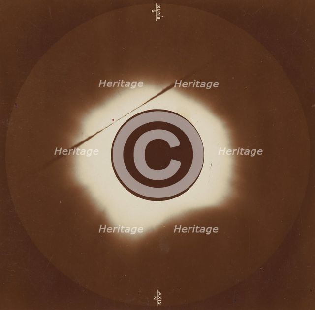 Solar Eclipse from Caroline Island, May 6, 1883. Creators: H. A. Lawrence, C. Ray Woods.
