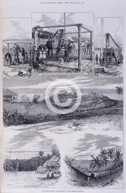 Solar Eclipse Observatory, Nicobar Islands, c1875. Creator: Unknown.