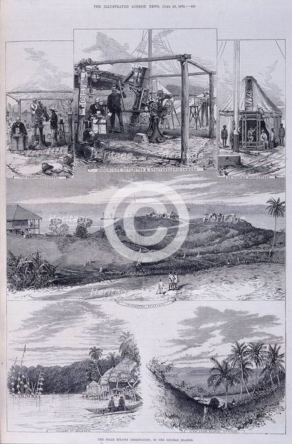 Solar Eclipse Observatory, Nicobar Islands, c1875. Creator: Unknown.