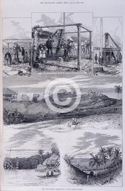 Solar Eclipse Observatory, Nicobar Islands, c1875. Artist: Unknown