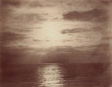 Solar Effect in the Clouds-Ocean, 1856/57. Creator: Gustave Le Gray