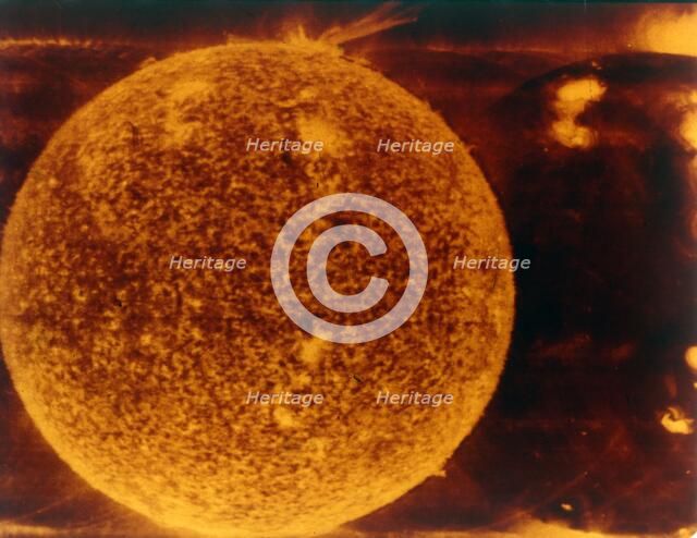 Solar eruption, 10 June 10 1973. Creator: NASA.