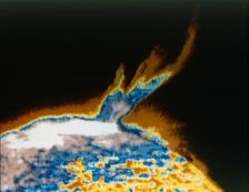 Solar eruption or flare. Creator: NASA