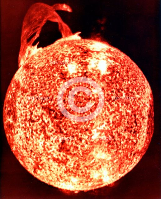 Solar flare. Creator: Unknown.