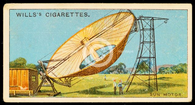 Solar motor by Aubrey Eneas of Boston, c1905 (c1910).  Creator: Unknown.