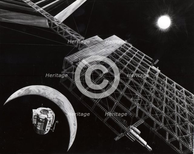Solar Power Satellite, 1976. Creator: NASA.