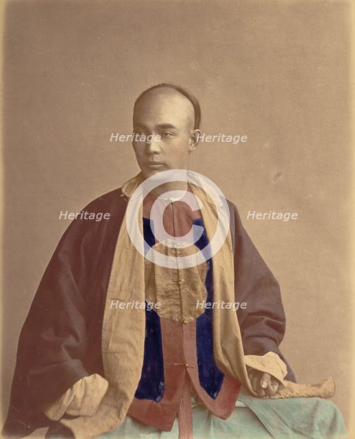 Soldat de la ligne, 1870s. Creator: Baron Raimund von Stillfried.