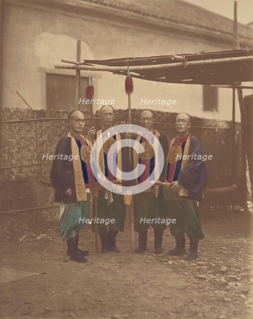 Soldats de la ligne, 1870s. Creator: Unknown.