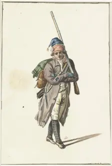 Soldier, 1758-1805. Creator: Dirk Langendijk