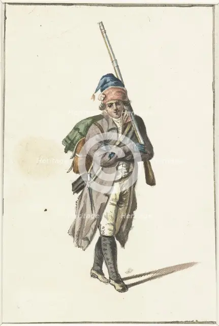 Soldier, 1758-1805. Creator: Dirk Langendijk.