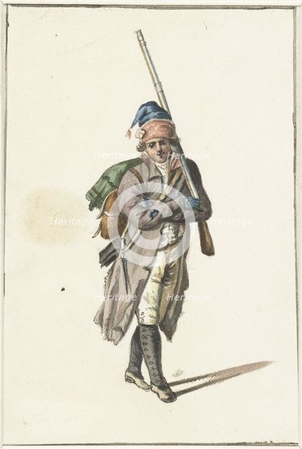 Soldier, 1758-1805. Creator: Dirk Langendijk.