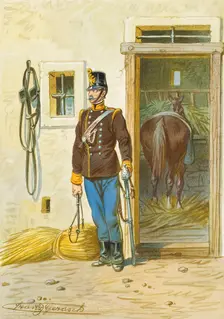 Soldier, undated. Creator: Franz Gerasch