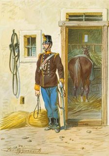 Soldier, undated. Creator: Franz Gerasch