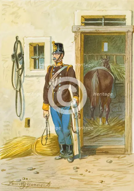 Soldier, undated. Creator: Franz Gerasch.