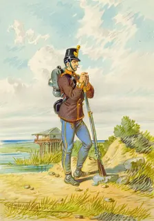 Soldier, undated. Creator: Franz Gerasch