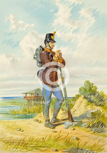 Soldier, undated. Creator: Franz Gerasch.