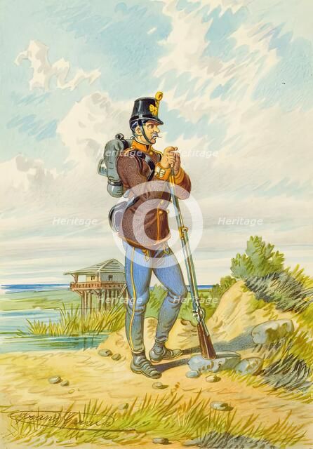 Soldier, undated. Creator: Franz Gerasch.