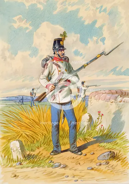 soldier, undated. Creator: Franz Gerasch.