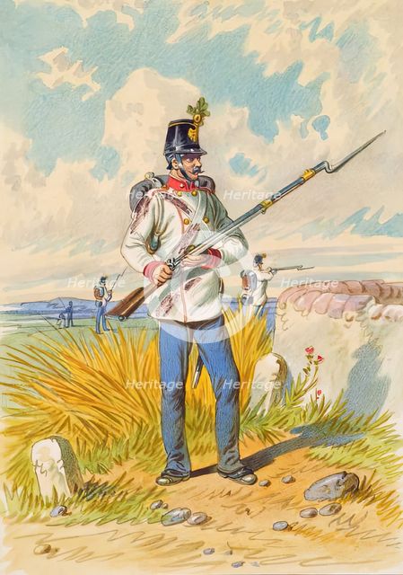soldier, undated. Creator: Franz Gerasch.