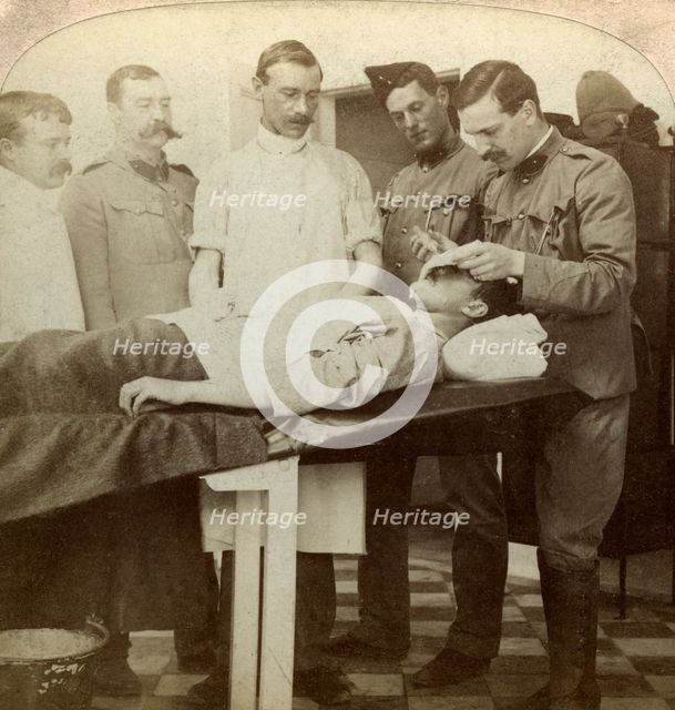Soldier who fell at the front, Wynberg Hospital, Cape Town, South Africa, Boer War, 1899-1902. Artist: Underwood & Underwood