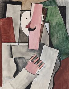 Soldier With A Mustache, 1918. Creator: La Fresnaye, Roger de (1885-1925)
