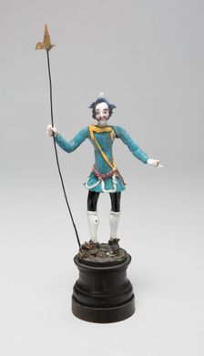 Soldier with Lance, France, Late 17th to early 18th century. Creator: Verres de Nevers