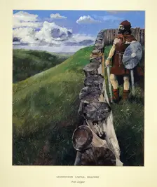 Soldier at Lyddington Castle Hillfort, Leicestershire, 1994. Artist: Ivan Lapper