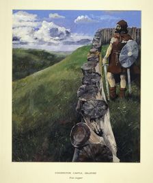 Soldier at Lyddington Castle Hillfort, Leicestershire, 1994. Artist: Ivan Lapper