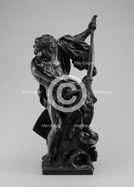 Soldier Drawing His Bow, model 1715, cast mid 19th century. Creator: Jacques Bousseau.