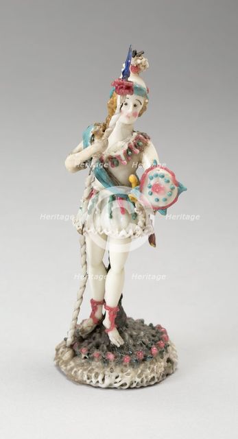 Soldier, France, 1700/50. Creator: Verres de Nevers.