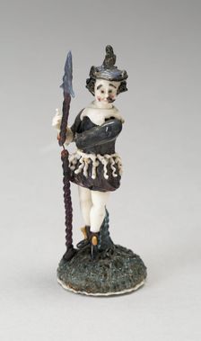 Soldier, France, 1700/50. Creator: Verres de Nevers
