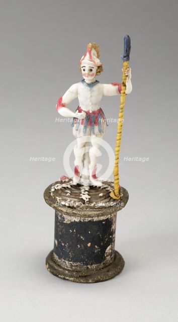 Soldier, France, 18th century. Creator: Verres de Nevers.