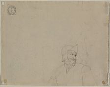 Soldier in a Landscape, second quarter 19th century. Creator: Carl Wilhelm Tischbein (German, 1797-1855)
