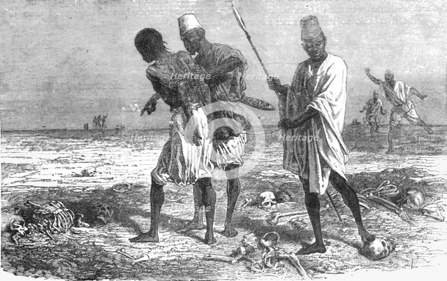 ''Soldier led to Execution; Journey from the Senegal to the Niger', 1875. Creator: Unknown.