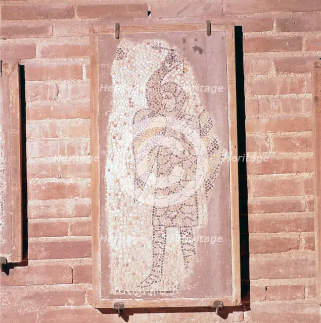 Soldier of the 4th Crusade, Mosaic in church of San Giovanni Evangelista, 13th century. Artist: Unknown.