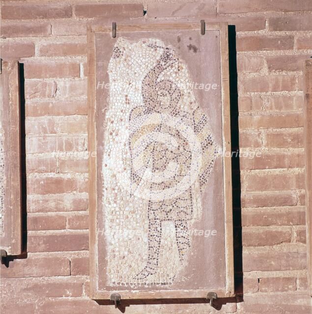 Soldier of the 4th Crusade, Mosaic in church of San Giovanni Evangelista, 13th century. Artist: Unknown.