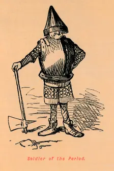 Soldier of the Period c1860, (c1860). Artist: John Leech