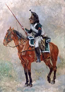 Soldier on Horseback 19th Century