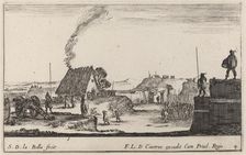 Soldier Playing a Drum, c. 1641. Creator: Stefano della Bella