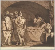 Soldier's Death (from The Life and Death of a Soldier), May 1, 1781. Creator: Robert Blyth