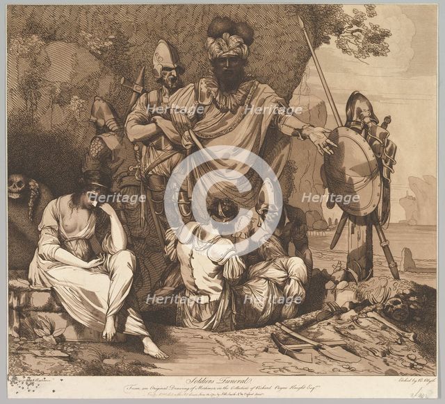Soldier's Funeral (from The Life and Death of a Soldier), May 1, 1781. Creator: Robert Blyth.
