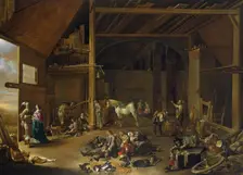 Soldier's Rest, 1650. Creator: Jacob Duck