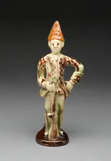 Soldier, Staffordshire, 1750/70. Creator: Staffordshire Potteries