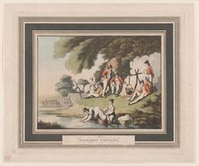Soldiers Cooking, April 1, 1798. Creator: Heinrich Schutz