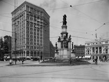 Soldiers [and Sailors'] Monument, Detroit, between 1880 and 1899. Creator: Unknown