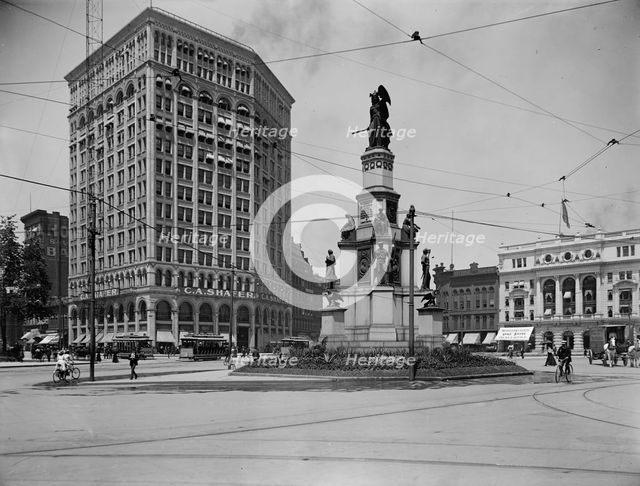 Soldiers' [and Sailors'] Monument, Detroit, between 1880 and 1899. Creator: Unknown.