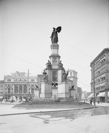 Soldiers and Sailors Monument, Detroit, Mich., between 1900 and 1910. Creator: Unknown